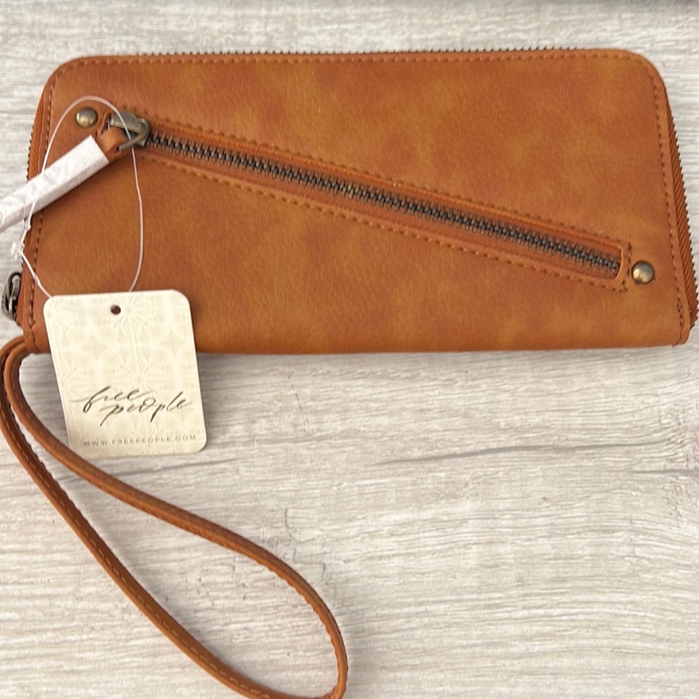 Free People Leather Wristlet NWT